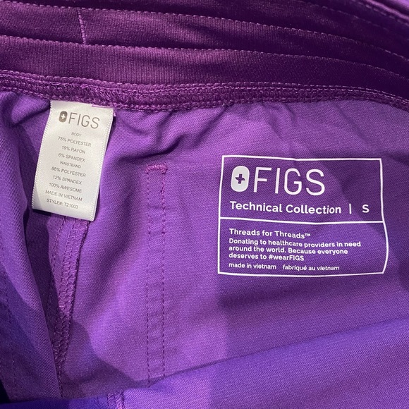 Women’s Figs Scrub Bottom - Ultra Violet - Picture 4 of 4